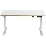 Detský pracovný stôl ULTRADESK PULSAR, elektricky nastaviteľná výška, biela doska