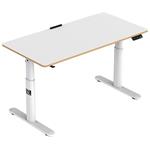 Detský pracovný stôl ULTRADESK PULSAR, elektricky nastaviteľná výška, biela doska