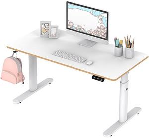 Detský pracovný stôl ULTRADESK PULSAR, elektricky nastaviteľná výška, biela doska