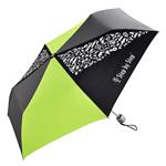Detský skladací dáždnik, čierna/ sivá/ zelená