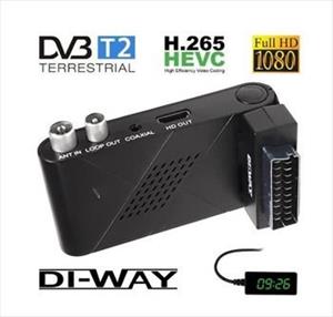 DI-WAY 2020 Mini V2, DVB-T/T2 HEVC H.265