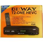DI-WAY T2-ONE HEVC H.265 DVB-T/T2, FullHD PVR R