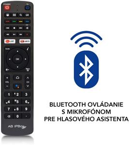 Diaľkové ovládanie Bluetooth pre AB IPBox ONE/TWO