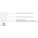 Diaľkové ovládanie Homatics BIG, biele