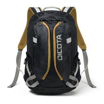 DICOTA Batoh pro notebook Backpack Active/ 14-15,6"/ černo-žlutý