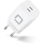 DICOTA Comfort 45W nabíjačka, 2 x USB-C, biela
