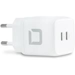 DICOTA Comfort 45W nabíjačka, 2 x USB-C, biela