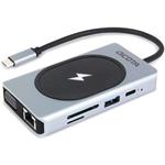 DICOTA, dokovacia stanica, USB-C, 10v1, 100W