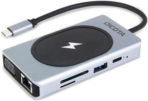 DICOTA, dokovacia stanica, USB-C, 10v1, 100W