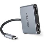 DICOTA, dokovacia stanica, USB-C, 4v1, 100W