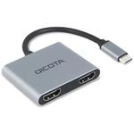 DICOTA, dokovacia stanica, USB-C, 4v1, 100W