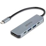 DICOTA, dokovacia stanica, USB-C, 5v1, 100W