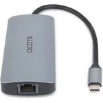 DICOTA, dokovacia stanica, USB-C, 8v1, 100W