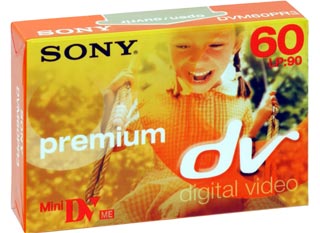 Digitálna kazeta miniDV Premium(60min/LP:90min)