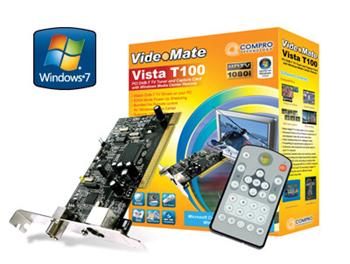 Digitálny TV tuner Compro VideoMate T100 interný
