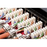 Digitus 10" patch panel 1U/12p, STP cat6a, čierny