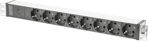 Digitus 19" rozvodný panel 8x zásuvka IEC C14, 2,0m čierny