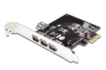 Digitus Adaptér PCI Express x1 2+1x FireWire port IEEE 1394