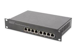 DIGITUS Gigabit Ethernet Switch 8-port, 10", nemanagovaný