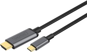 Digitus kábel USB-C na HDMI 4K@30Hz M/M, prepojovací, 1,8m