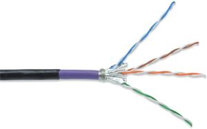 Digitus Professional kábel cat.7 S-FTP drôt vonkajší, 100m