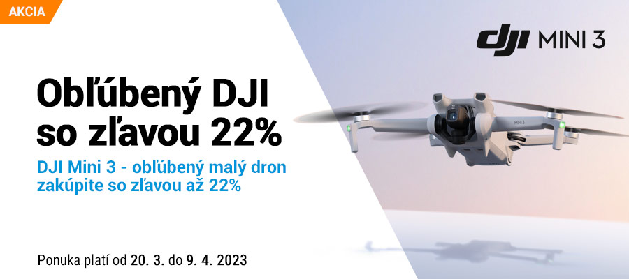 DJI dron v zľave 22%