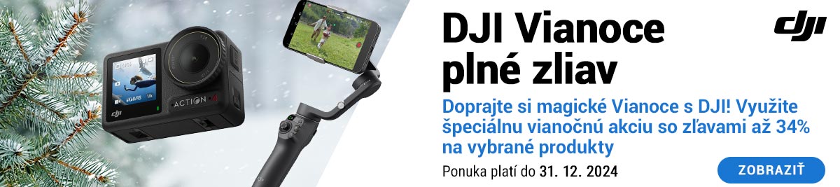 DJI Vianoce plné zliav