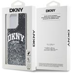 DKNY Liquid Glitter Arch Logo kryt pre iPhone 13 Pro, čierny