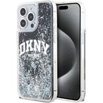 DKNY Liquid Glitter Arch Logo kryt pre iPhone 13 Pro, čierny