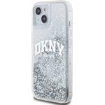 DKNY Liquid Glitter Arch Logo kryt pre iPhone 14, číry