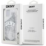 DKNY Liquid Glitter Arch Logo kryt pre iPhone 14, číry