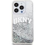 DKNY Liquid Glitter Arch Logo kryt pre iPhone 14 Pro, číry