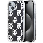 DKNY PC/TPU Checkered Pattern kryt pre iPhone 14, čierny