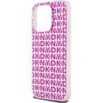 DKNY PC/TPU Repeat Pattern kryt pre iPhone 15 Pro, ružový