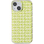 DKNY PC/TPU Repeat Pattern kryt pre iPhone 15, žltý