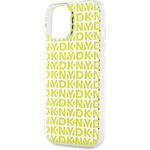 DKNY PC/TPU Repeat Pattern kryt pre iPhone 15, žltý