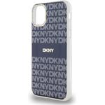 DKNY PC/TPU Repeat Pattern Tonal Stripe Magsafe kryt pre iPhone 11, modrý