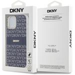 DKNY PC/TPU Repeat Pattern Tonal Stripe Magsafe kryt pre iPhone 12/12 Pro, modrý