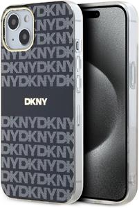 DKNY PC/TPU Repeat Pattern Tonal Stripe Magsafe kryt pre iPhone 13, čierny