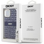 DKNY PC/TPU Repeat Pattern Tonal Stripe Magsafe kryt pre iPhone 14, modrý