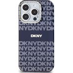 DKNY PC/TPU Repeat Pattern Tonal Stripe Magsafe kryt pre iPhone 14 Pro Max, modrý