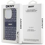 DKNY PC/TPU Repeat Pattern Tonal Stripe Magsafe kryt pre iPhone 14 Pro, modrý