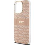 DKNY PC/TPU Repeat Pattern Tonal Stripe Magsafe kryt pre iPhone 15 Pro Max, ružový