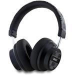 DKNY PU Leather Checkered Pattern bezdrôtové slúchadlá, čierne