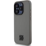 DKNY PU Leather Stack Logo Magsafe kryt pre iPhone 15 Pro, sivý, (rozbalené)