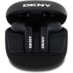 DKNY Satiny Finish TWS bezdrôtové slúchadlá, čierne