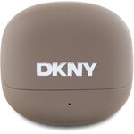 DKNY Satiny Finish TWS bezdrôtové slúchadlá, hnedé