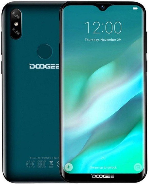 Doogee X90L, 16 GB, Dual SIM, zelený