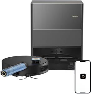 Dreame Aqua10 Roller, robotický vysávač, čierny