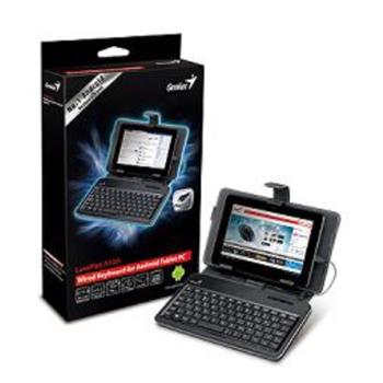 Drôtová klávesnica GENIUS LuxePad A120 pre Android tablety kožený obal